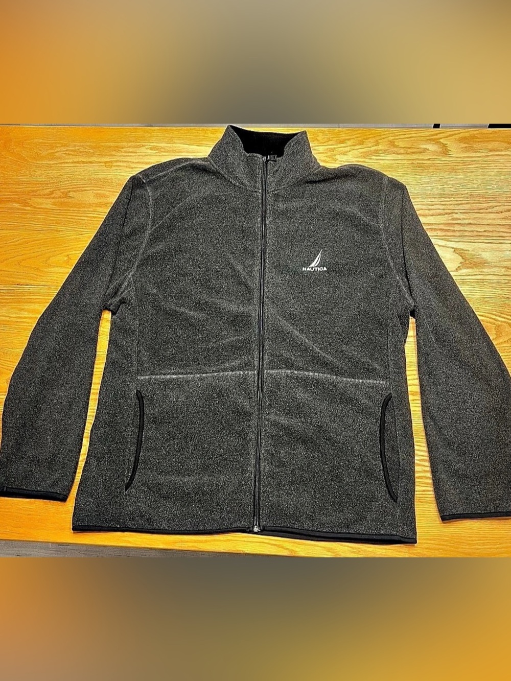 Nautica Nautex Full-Zip Fleece Jacket Men's Black XXL